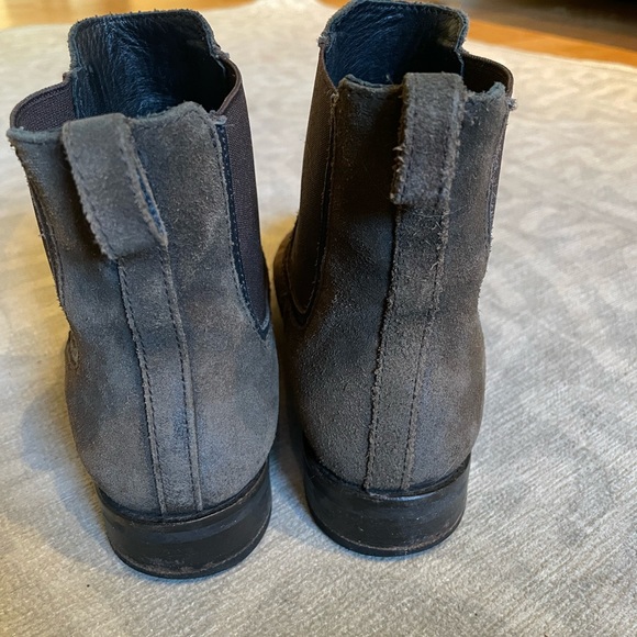 Thursday Boot Company Duchess dark olive brown suede chelsea boots Size 5.5 - Picture 4 of 11